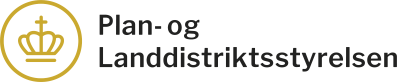 Plan- og Landdistriktsstyrelsen logo